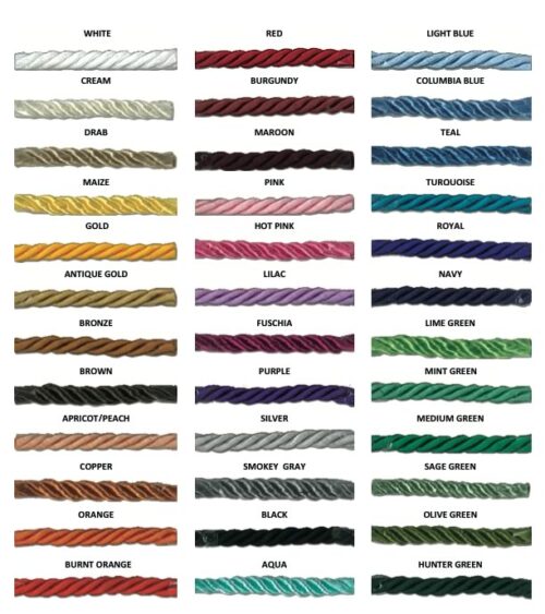#123 Double Honor Cord – Schoen Trimming and Cord Company, Inc.